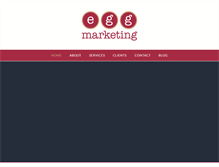 Tablet Screenshot of eggmarketingpr.com